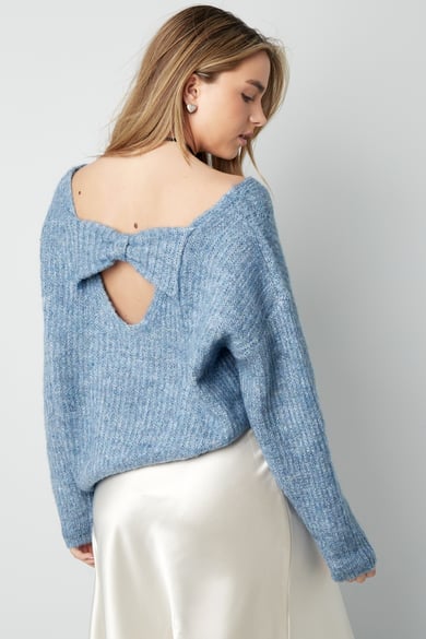 Bowtiful Pullover - blau h5 Bild2